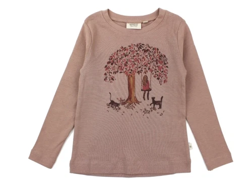 Wheat t-shirt Tree powder brown